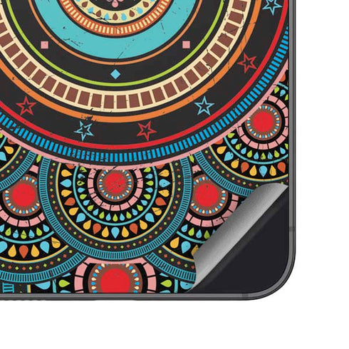 Infinite Circle Colored Galaxy S25 Skin